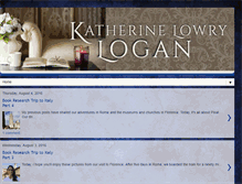 Tablet Screenshot of katherinelowrylogan.com